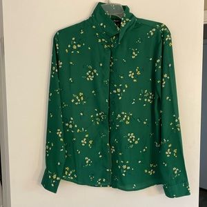 Floral blouse - great for work!